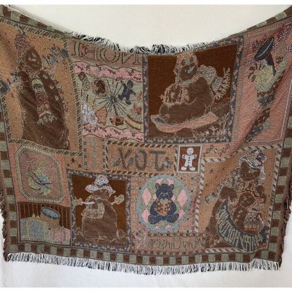 Goodwin Weavers The Edith Collection Christmas Blanket Holiday Tapestry/Throw - Picture 11 of 11